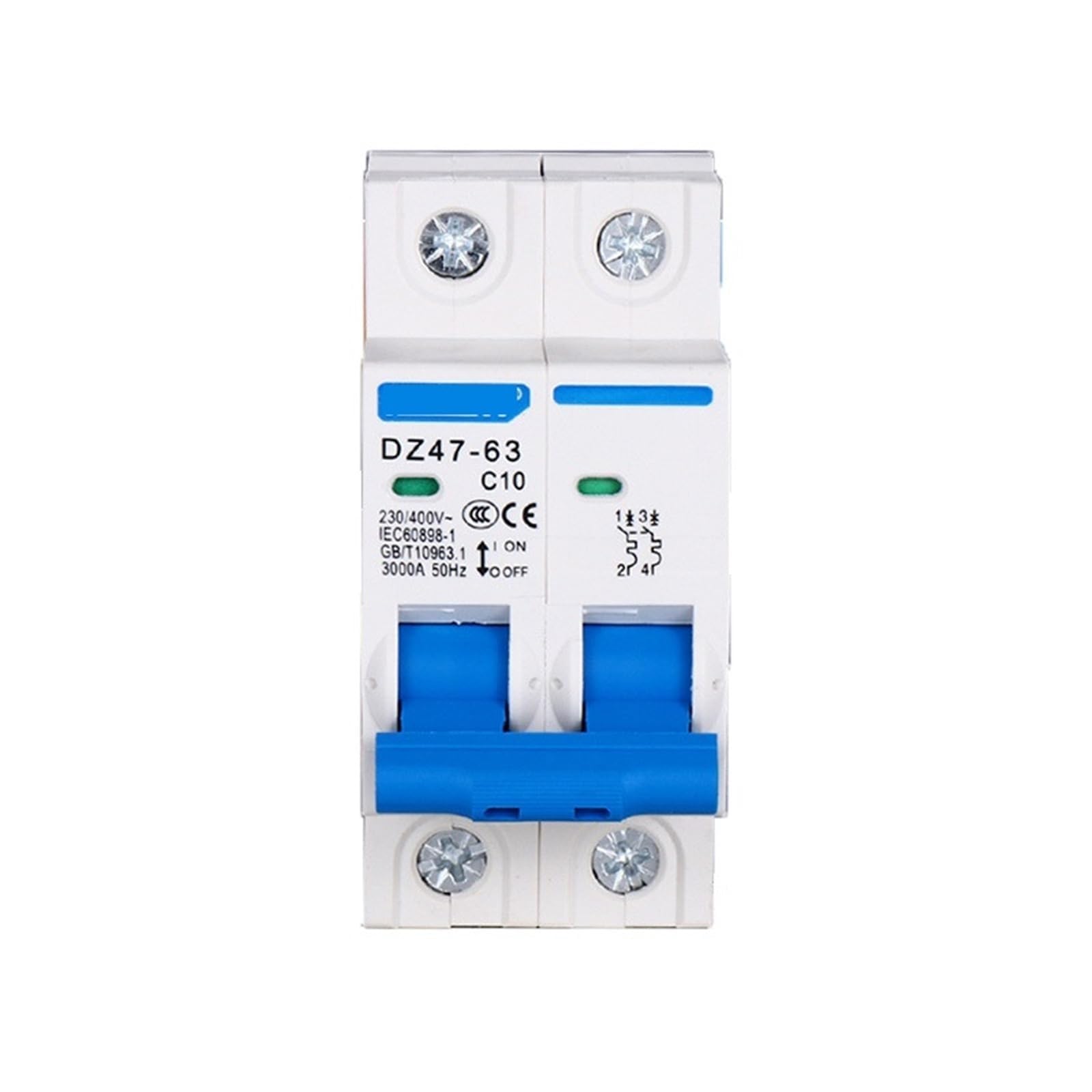 2RD58I8PM 1Pcs DZ47-63 4P 400V 40A Mini Circuit Breaker