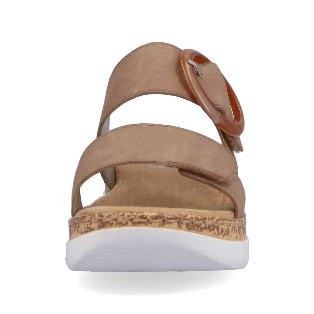 Rieker Femme Chaussures Basses V2392, Dame Mocassin,Chaussons