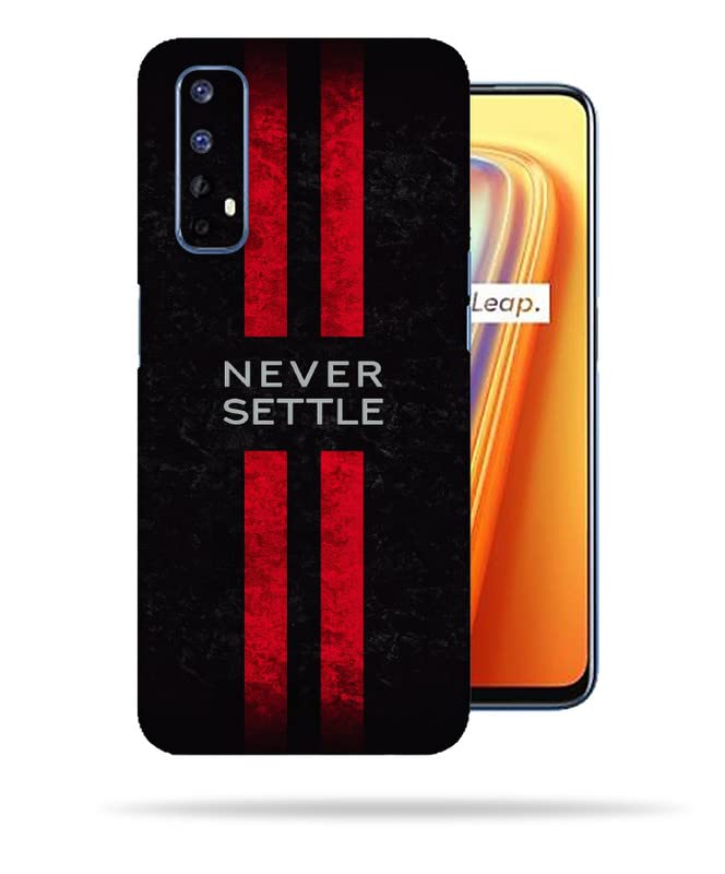 Image of Never Settle Skin Back Protector Film Ultra Thin Scratch Resistant Vinyl (Not Case and Cover) for Realme 7