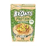 Br'Oats High Protein Oatmeal With 30g Of Protein Per Serving - Protein Packed Gluten Free Delicious Tasting High Protein Oats (Pack of 1, Apple Pie)