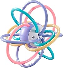 Plastic 1 Piece Multicolor Baby Teether Tube Ball Loopi Toy Colourful Loopy Toys Made In Safe Non-Toxic Sensory Baby Teether Tube Rattle Ball 3-12 Months Infant Products