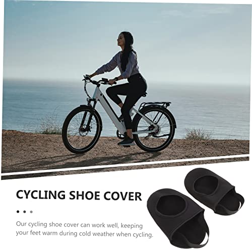 Cubiertas para zapatos de ciclismo Totority, 2 piezas, protectores térmicos para punta, impermeables y cortavientos, para uso al aire libre miniatura 7