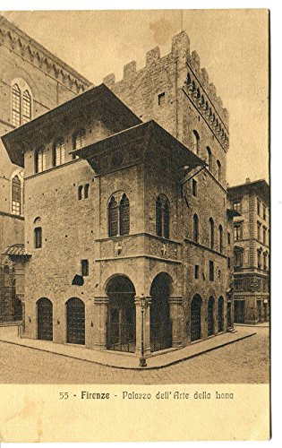 1914 Firenze Palazzo dell'Arte della lana FP B/N VG Cartolina Postale