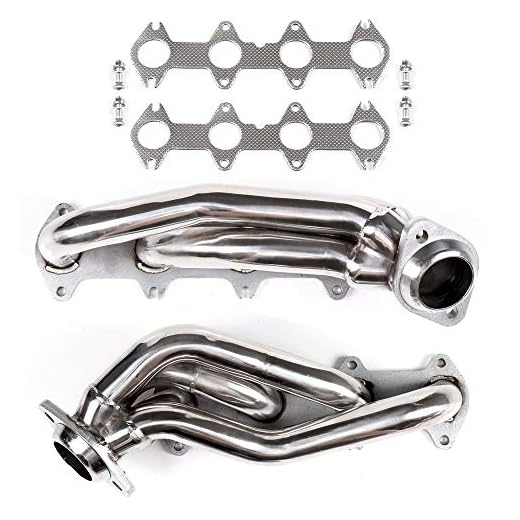 Exhaust Manifold Headers Fits for 2004-2010 for F-ord F-150/F-150 Heritage Shorty EH28577