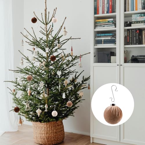Daxtril 200PCS Christmas Ornament Hooks Xmas Metal Wire Hooks S-Shaped Hangers with Storage Box for Ornament Hooks Christmas Tree Decoration (Silver)