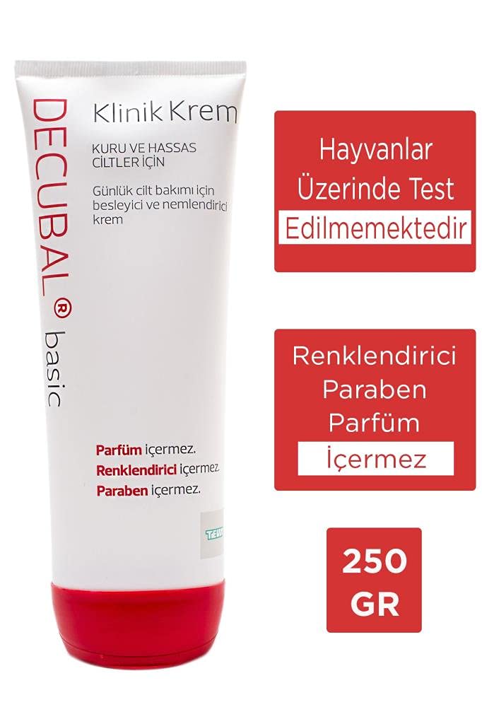 Decubal Kuru Ve Hassas Ciltler İçin Klinik Krem 250 gr