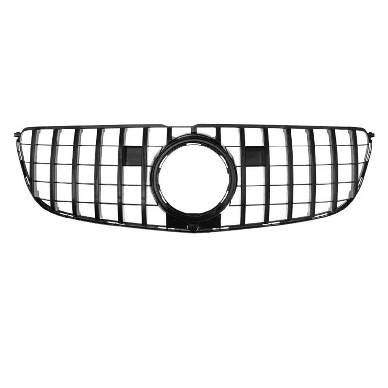 Grille de pare-choc avant calandre noire brillante Mercedes Benz Classe GLS X166 2016-2019 GT