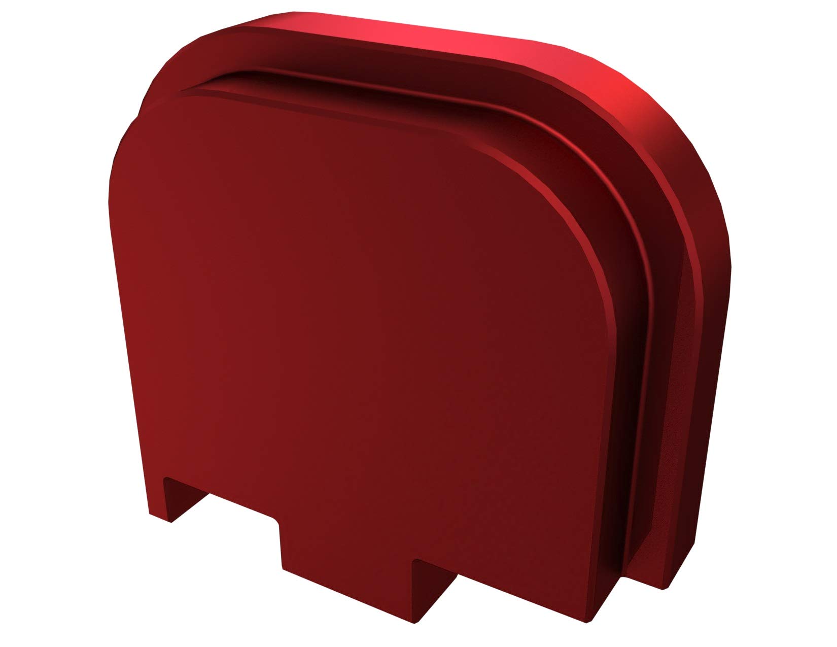 Rowe Tactical Rear Slide Cover Plate for Glock - Red - for Glock 43-43x-48