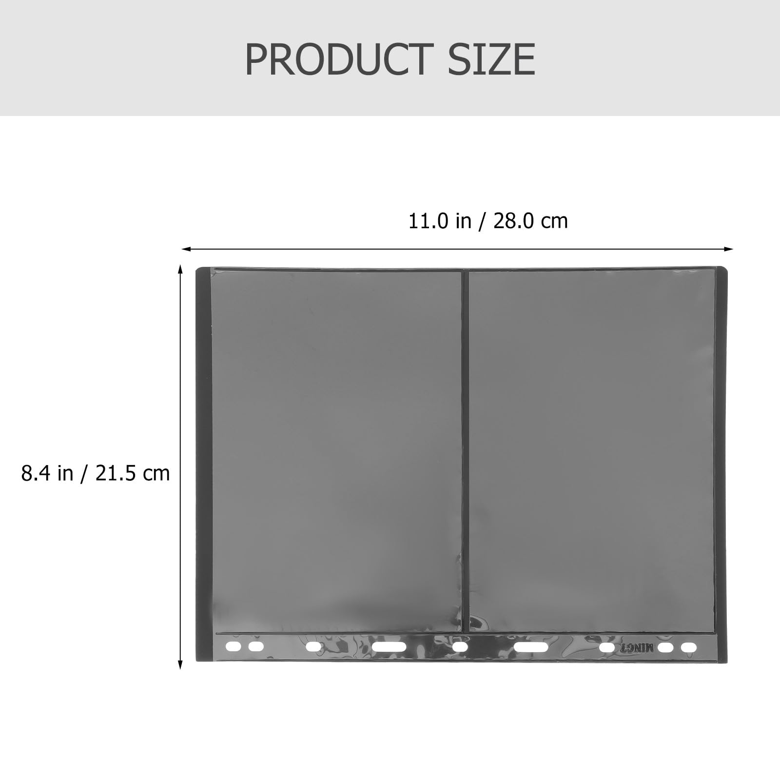 Album de Collection de Timbres 10 Pièces en PVC Transparent