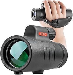 Monocular Telescope High Power 8x42 Monoculars Scope Compact Portable Waterproof Fogproof Shockproof with Hand Strap for Adults Kids Bird Watching Hunting Camping Hiking Travling Wildlife Secenery