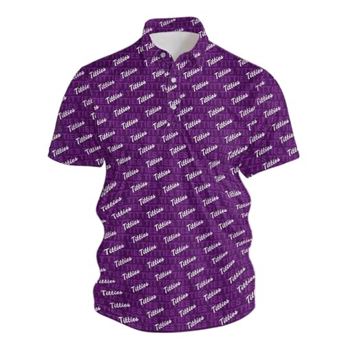 Polo couleur contrastée à manches courtes avec design patchwork moderne