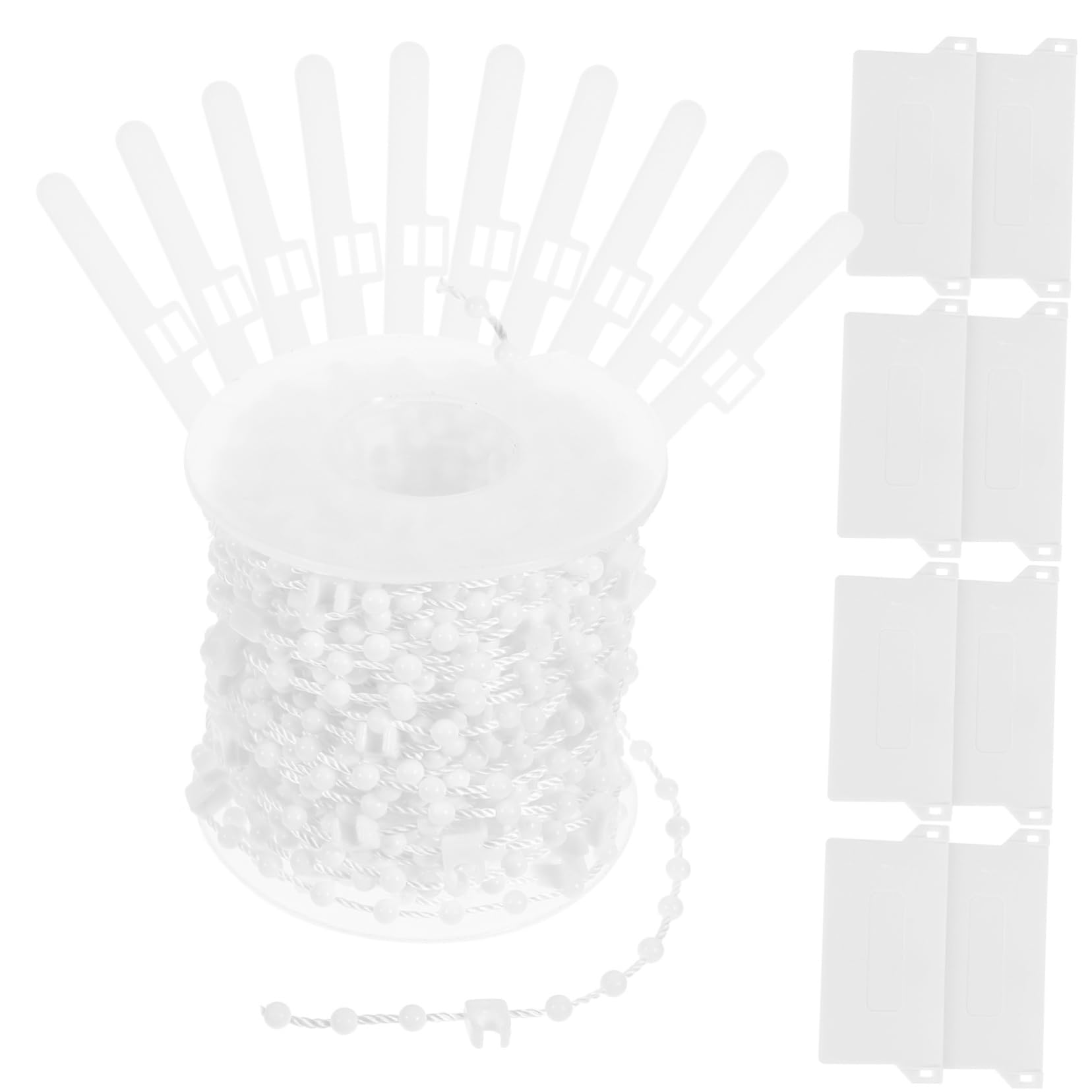 COLLBATH Pesi e Catene per Tende Verticali per Riparazione per Tende Accessori Gancio Perline Adatta per Soggiorno Bagno Cucina da Pranzo Camera da Ufficio