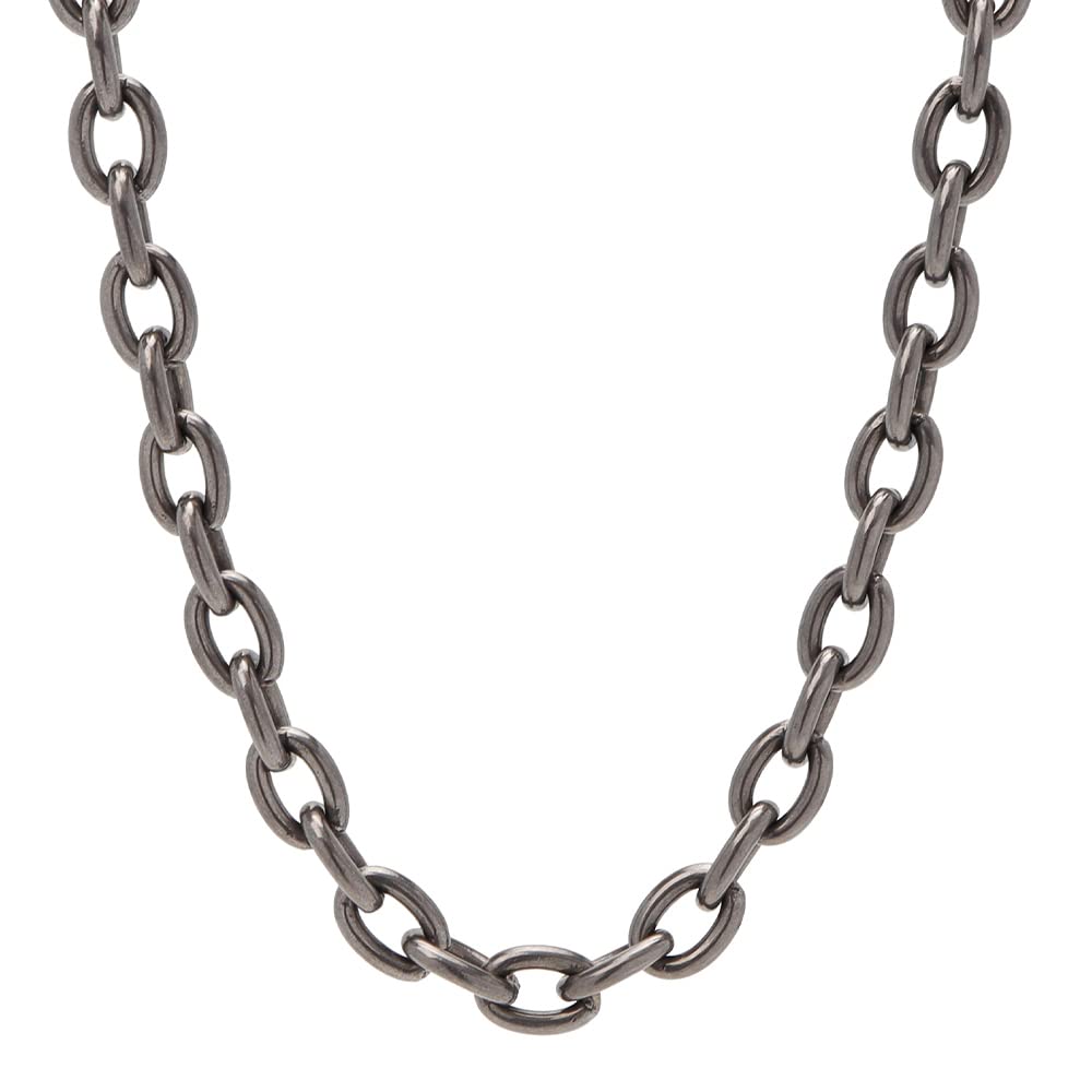 Amazon | [silver KYASYA]純チタン ネックレスチェーン 幅4mm 細