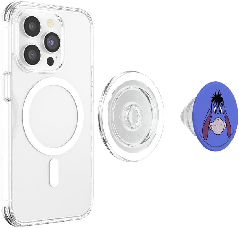 Winnie The Pooh Eeyore Head Shot PopSockets PopGrip for MagSafe