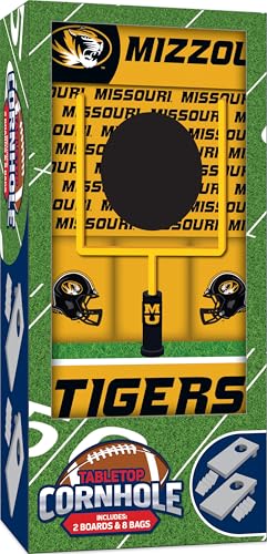 MasterPieces Officially Licensed NCAA Missouri Tigers Tabletop Cornhole for Adults