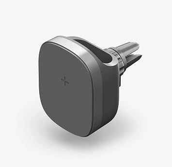 TYLT Venti Duo | 15W Fast Magnetic Wireless Car Charger Compatible with iPhone 15/14/13/12 Series and Airpods, MagSafe Car Charger with Vent Clip and Suction Stand Included | Black