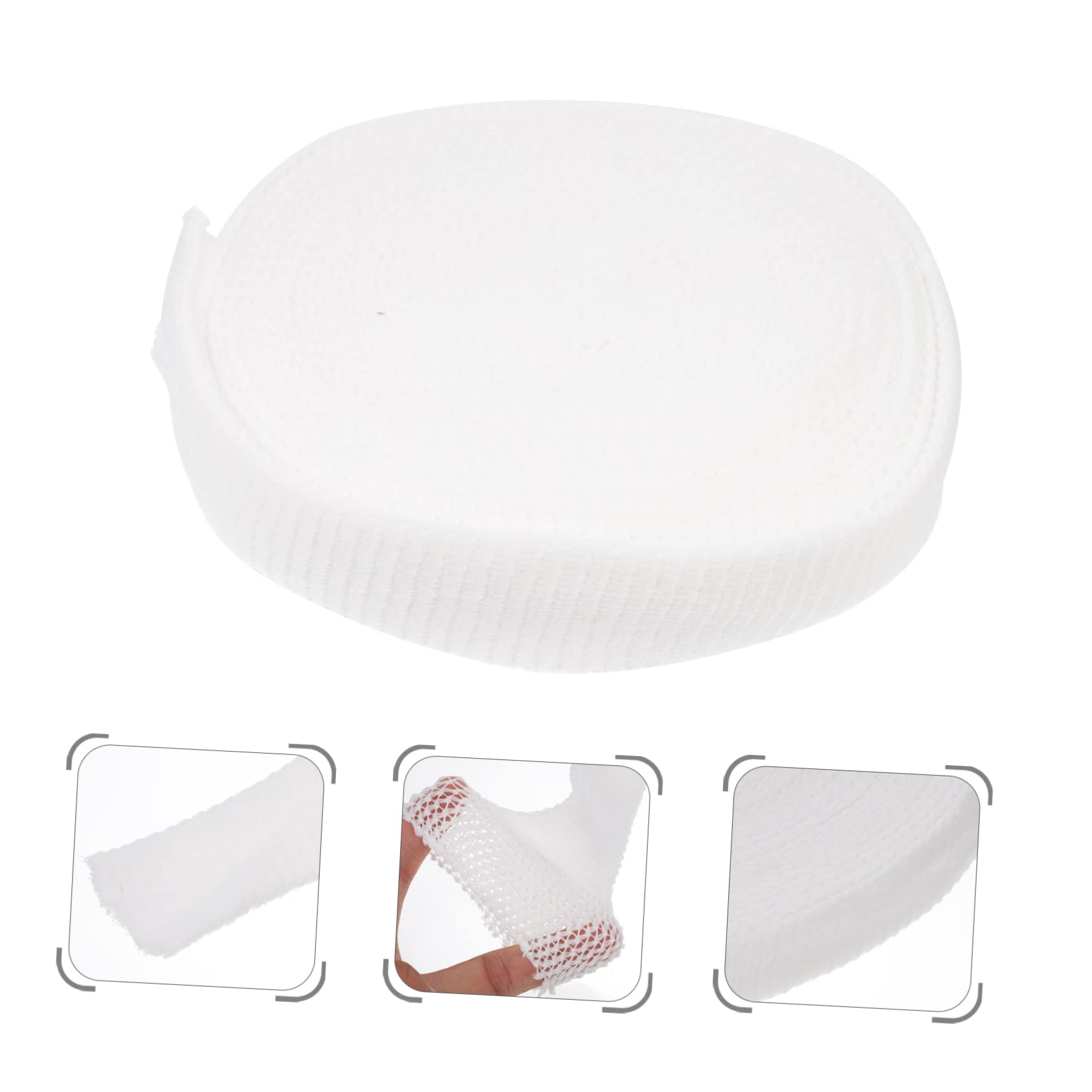 FUNOMOCYA 1pc Mesh Tubular Support Tubular Stockings Leg Dressing Holder Breathable Socks Arm Dressing Holder Gauze Tubular White Spandex