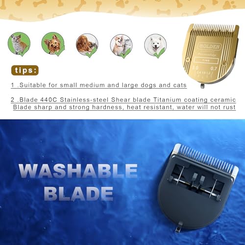 BESTBOMG 5-in-1 Pro Animal Ersatzklingen kompatibel mit Arco, Bravura, Chromado, Creativa, Figur und Motion Kabellose Schermaschine(#41884-7190)