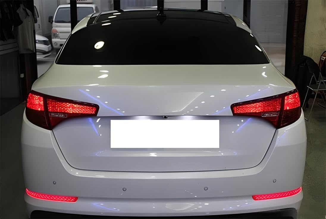 iJDMTOY Brilliant Red 40-SMD LED Bumper Reflector Lights Compatible With 2011-13 Kia Optima K5, Function as Tail & Brake Lamps