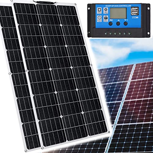 Pannello Solare Portatile 18W 12V – Caricabatterie Con USB, Impermeabile IP65 Per Camper, Barca, Esterno