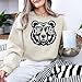 DAYLEA Bears Fan Gift Chicago Apparel Team Mascot Sweatshirt (Sand, XL)