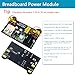 Electronic Component Power Supply Module Assorted Kit for Arduino, Raspberry Pi, UNO, Minidodoca Arduino breadboard Power Supply Kit Include 830P Breadboard,Power Module,Jumper 9V 1A Adaptor