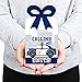 Big Dot of Happiness Calling All Units - Police - Square Favor Gift Boxes - Cop Birthday Party or Baby Shower Bow Boxes - Set of 12