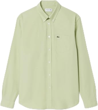 Lacoste Long Sleeve Regular Fit Oxford Button-Down Shirt