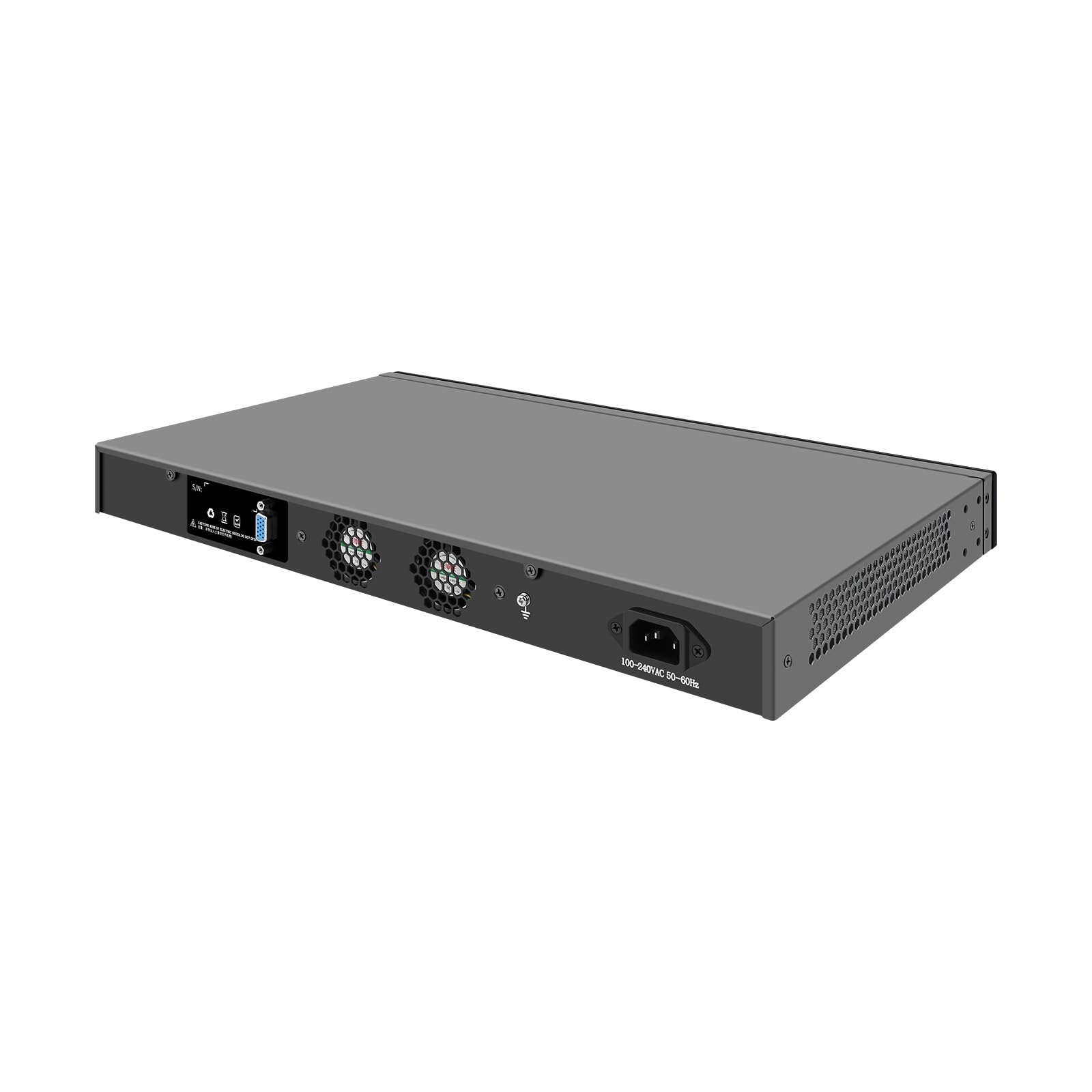 Firewall, VPN, 1U Rackmount Device, PFSense, OPNsense, Network Appliance, Router PC, I3 4100M, RJ68, AES-NI, 8 x I226-V 2.5GbE LAN, COM, VGA, 4G RAM, 32G SSD