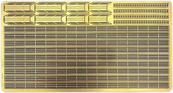 1Set Multi-Scale Photo-Etched Railing/Escalator/Ladder Kit DIY Etched Parts for 1/200 1/350 1/700 Scale Ship Model Detailing(LG-C01)