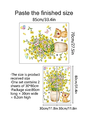 Vinilos Decorativos Kitten Wall Sticker Set 2 Piezas miniatura 5