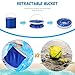 Giveuplay 7.2 X 7.2 Feet Baby Beach Pool，Kiddie Pool and Beach Blanket，2 in 1 Toddler Paddling Pool，Beach Toys for Infant Kids Boys and Girls with Portable Water Bag 9L