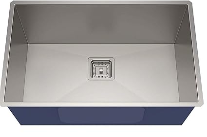ROYAL AAKRITI HANDMADE SQ Kitchen And Bar Sink, Steel, Silver, Matte Finish, Stainless Steel