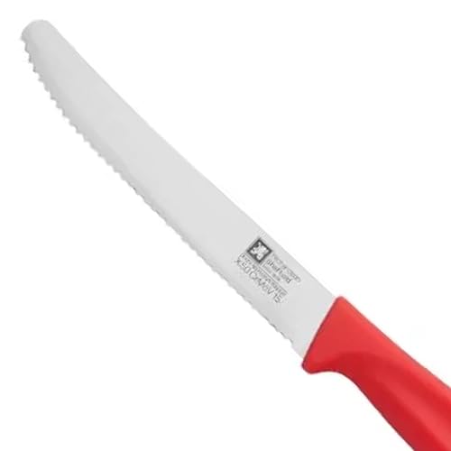 Miniatura 3 de Richardson Sheffield FN228 R CUT - Cuchillo para tomate, con mango rojo, pequeño, plateado, gris (juego de 2)