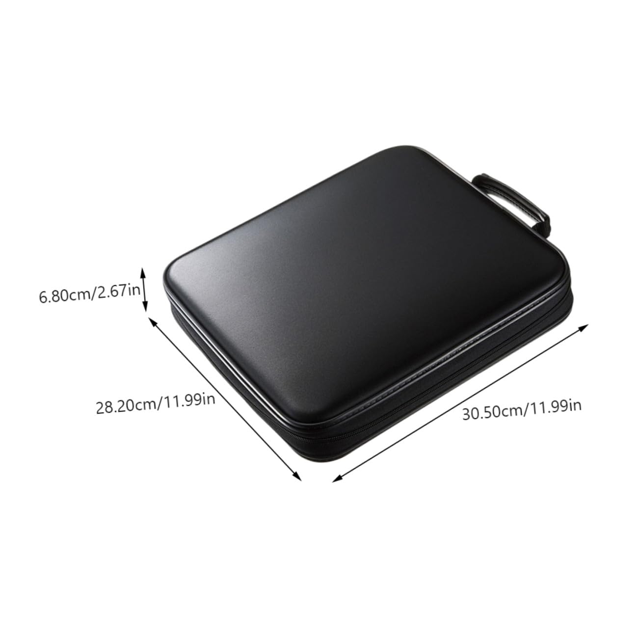 Custodia Porta Dvd Portatile Capacità 160 Dischi Organizer CD Resistente Agli Urti Protezione da Graffi Materiale Pp e Nonwoven per Viaggi e Casa