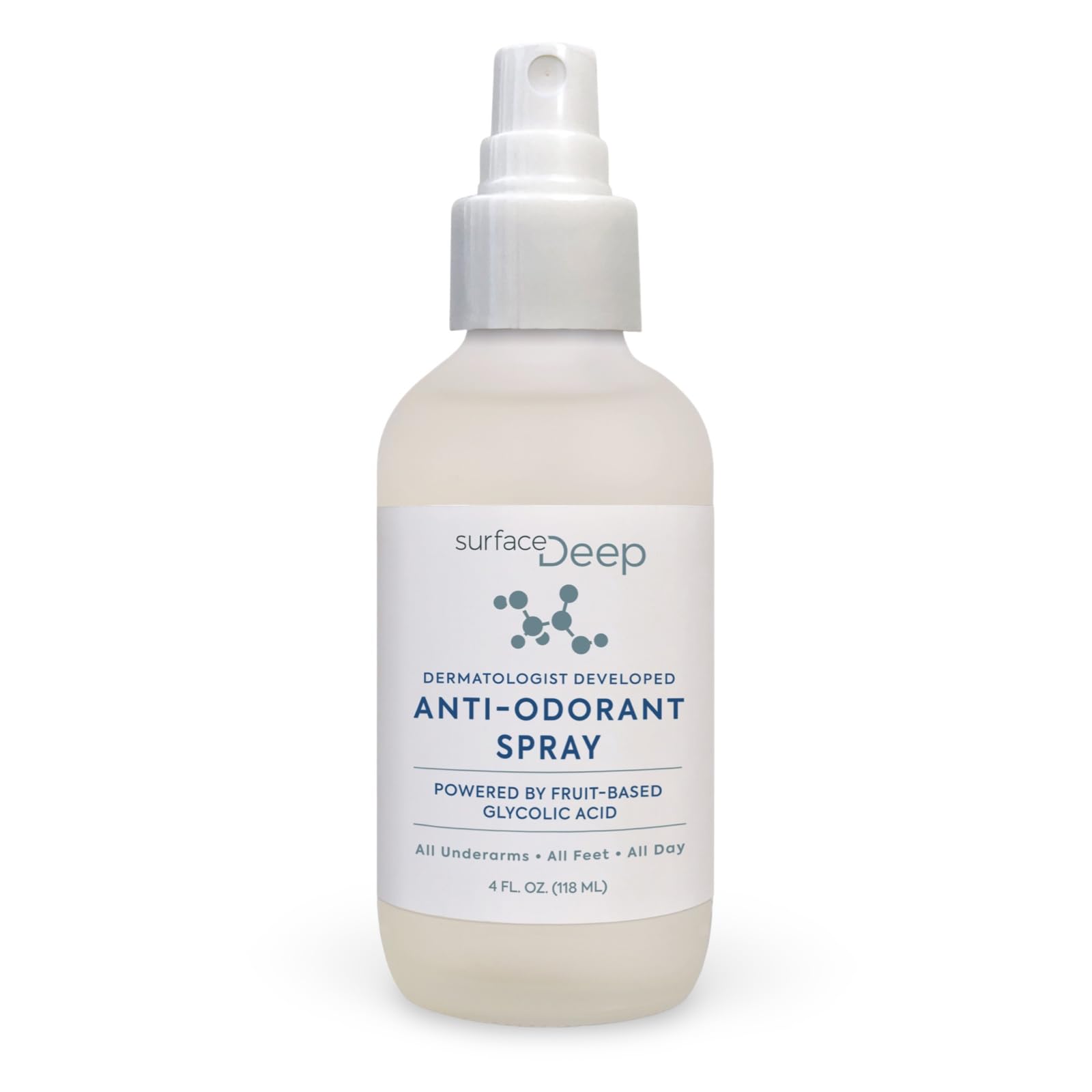 Natural Spray Deodorant for Men/Women, Anti-Odorant, Natural Spray Deodorant for Women and Men, Aluminum Free, Vegan, Cruelty Free. Dermatologist Developed.