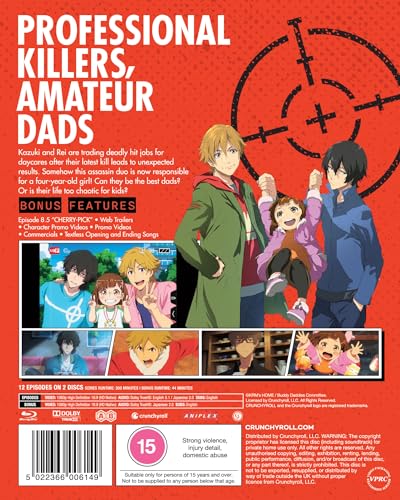 Serie de anime Buddy Daddies en formato Blu-ray importado de UK 5