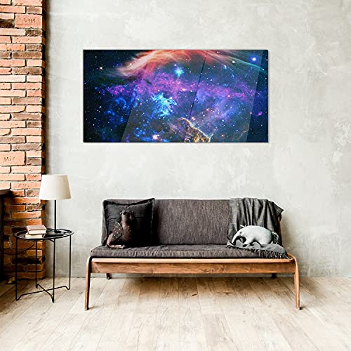 Photo sur verre haut de gamme 100x50cm tableau décoratif salon Sky