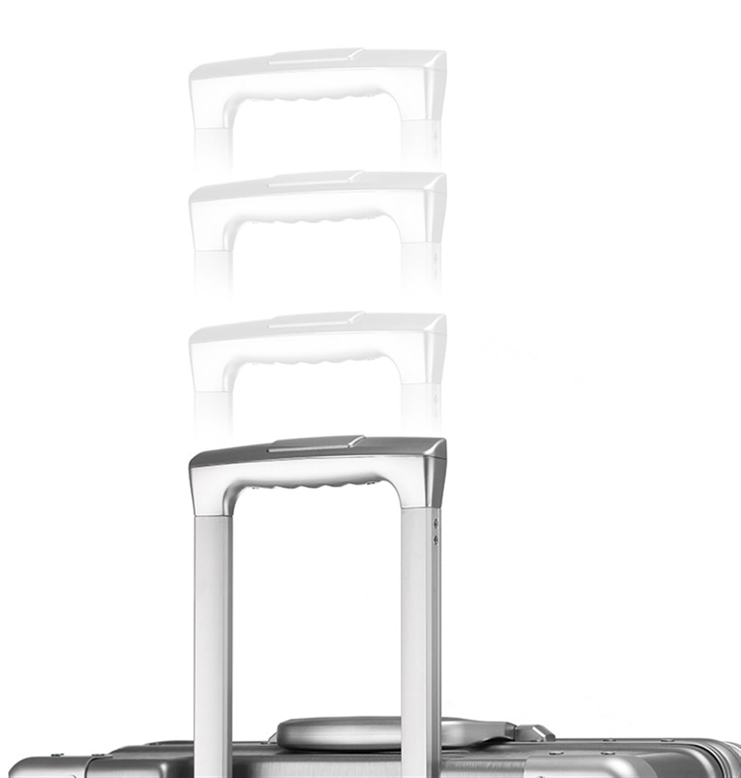 Valigia Valigia Trolley Leggera con Telaio in Alluminio da Viaggio Premium Bagaglio a Mano(24inch)