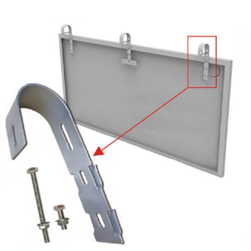 2 pièces Fixation Panneau Solaire,Support de Module Solaire Balcon,Support Panneau Solaire,pour centrale solaire balcon balustrade support pour modules solaires P-V supports