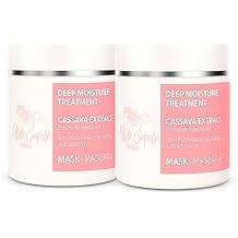 I Belli Capelli Venice Cassava Extract & Argan Oil Hair Mask - Anti-Frizz Keratin Hair Treatment for Dry Damaged Hair - Anti Breakage Hair Products for Women, Moisturizing, Repairing - 2x 17.6oz