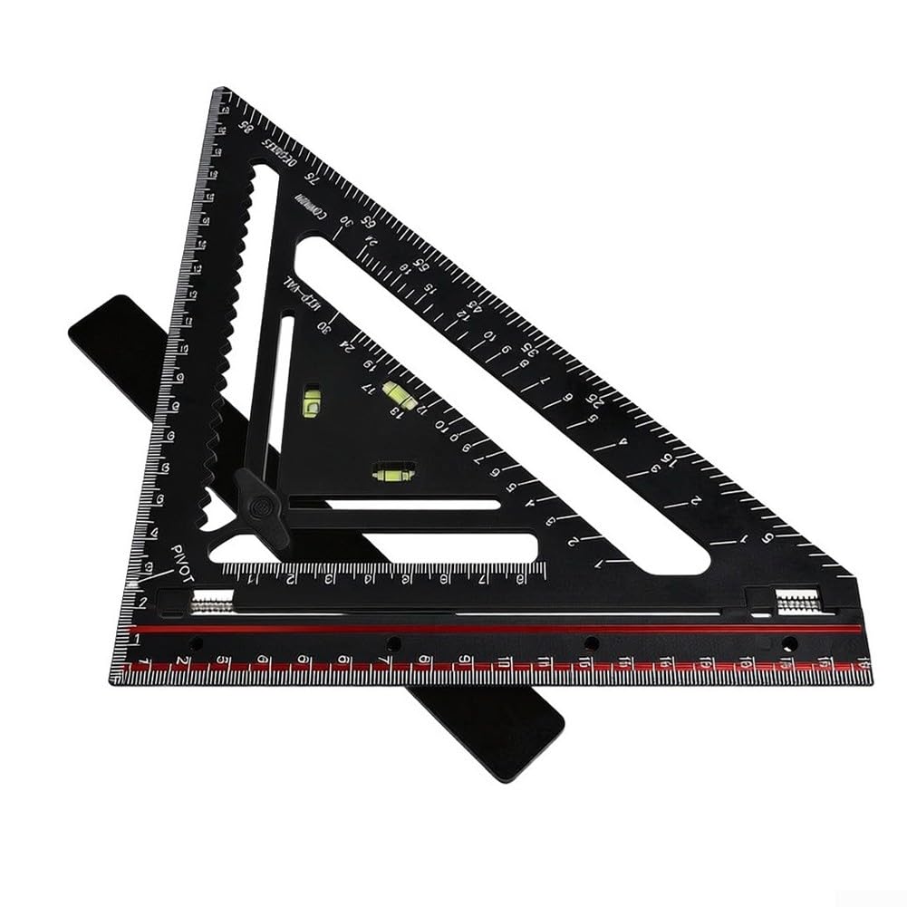 Regla Triangular Plegable con para nivel para Carpintería Regla(British)