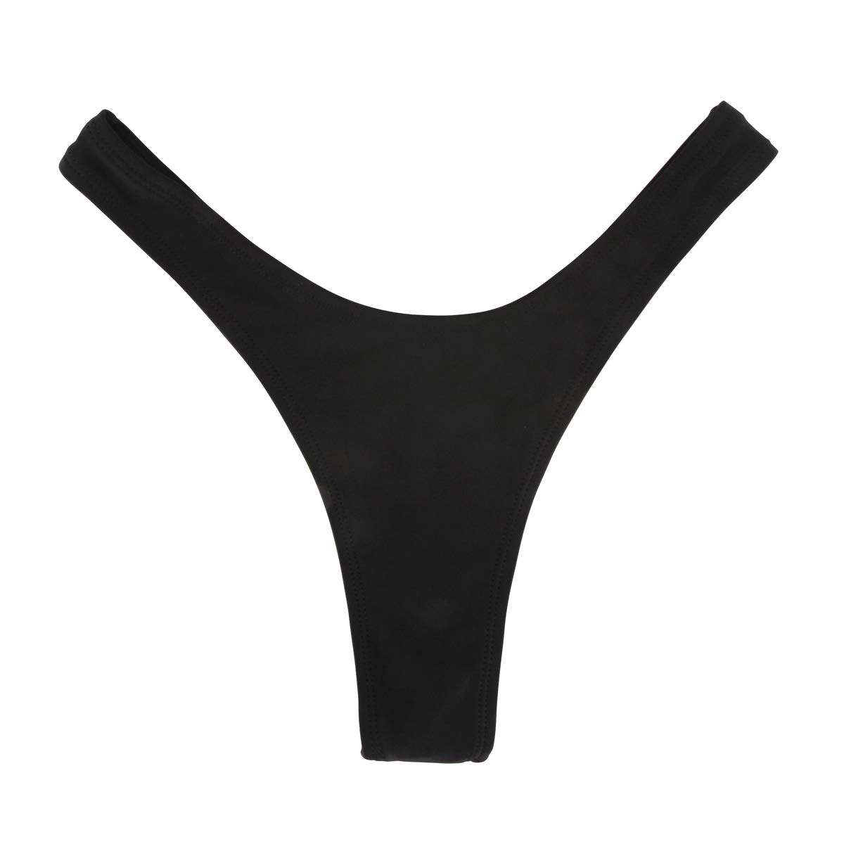 RELLECIGA bañador Braguita Bikini para Mujer High Cut Thong Bottom