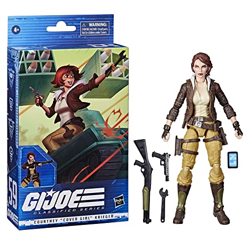 Boneco G.I. Joe Classified Series, Figura 15 cm com Acessórios - Courtney “Cover Girl” Krieger - F40