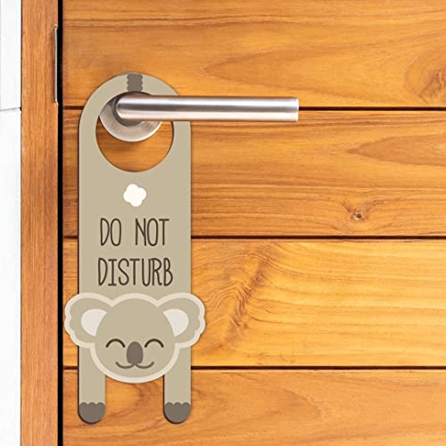 Image of KREEPO Do Not Disturb MDF Door Sign Hanger Size(24cm x 8.5cm) kr60