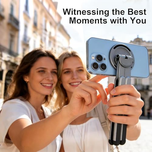 Image of CERLINK X Type Aluminum Alloy Foldable Magnetic Laptop Tablet and Phone Holder Adjustable Stand for Desk Bed Car and Travel - Silver
