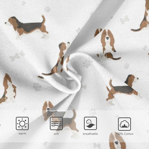 Boys' Exclusive Briefs Toddler Underwear 95% Combed Cotton Boxerbriefs 2T Beagle Pattern Dog 673