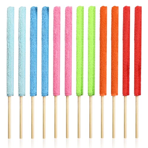 Piriuuo 12 Pcs Mini Dusters for Cleaning, Vent Cleaning Tool