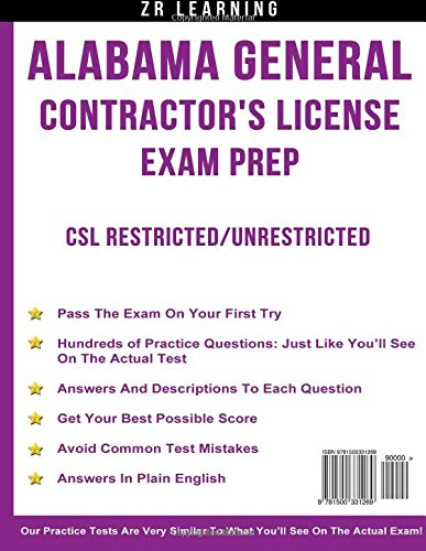 Alabama General Contractor’s License Exam Prep