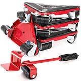 Yopay 5 Pack Furniture Mover Steel Tri-Dolly, 360 Rotation Wheels Furniture Dolly for Sofa Cabinet Refrigerator, 720 LB Max Load Capacity